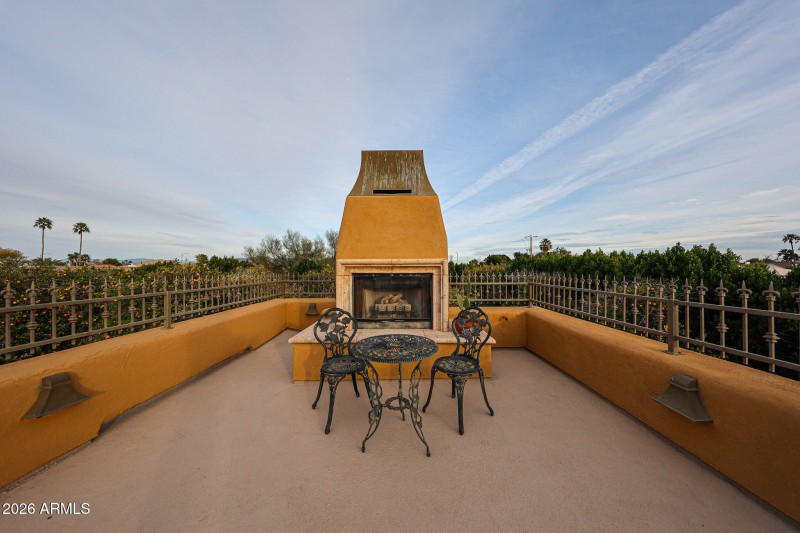 Rooftop Fireplace