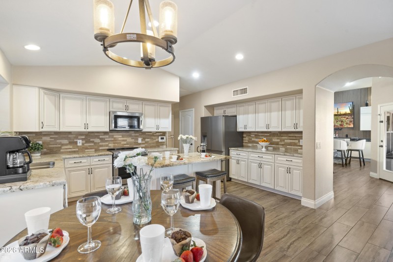 UPDATED KITCHEN WITH GRANITE COUNTERS