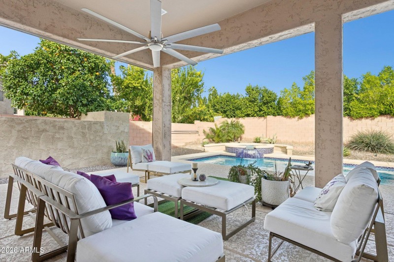 Poolside Covered Patio