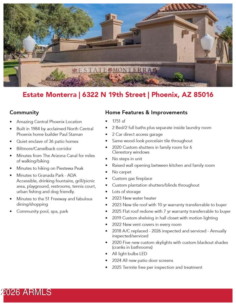 Features/improvements