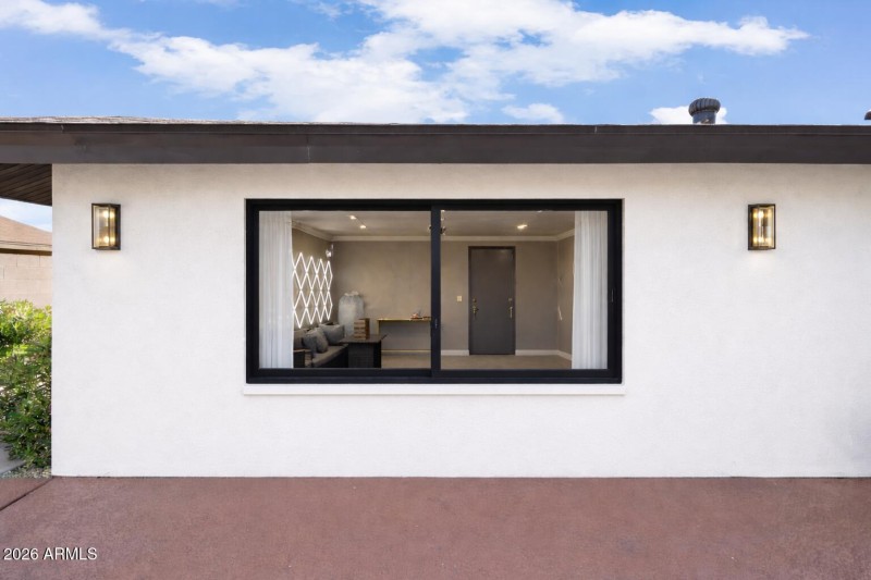 Exterior of Garage - Digital Rendering