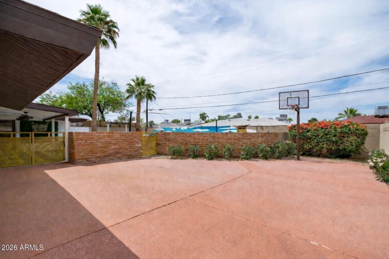 Driveway - Basketball Hoop Rendering