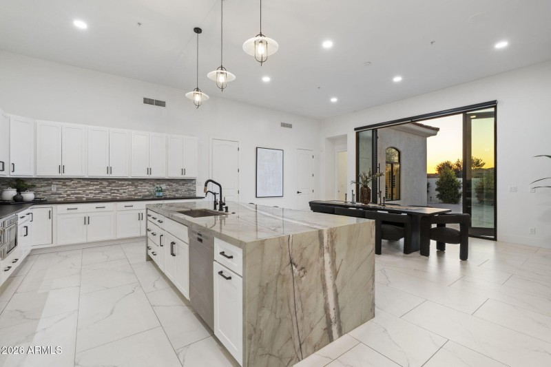 Open Kitchen & Dining Layout