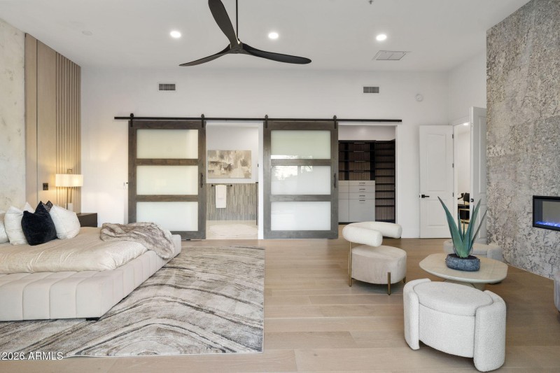 Primary Bedroom with Fireplace