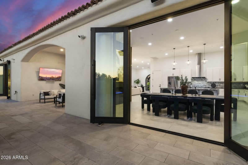 Sunset Patio & Great Room View