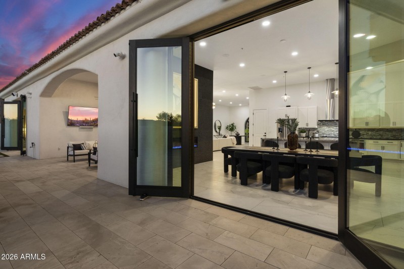 Evening Patio & Open Floor Plan