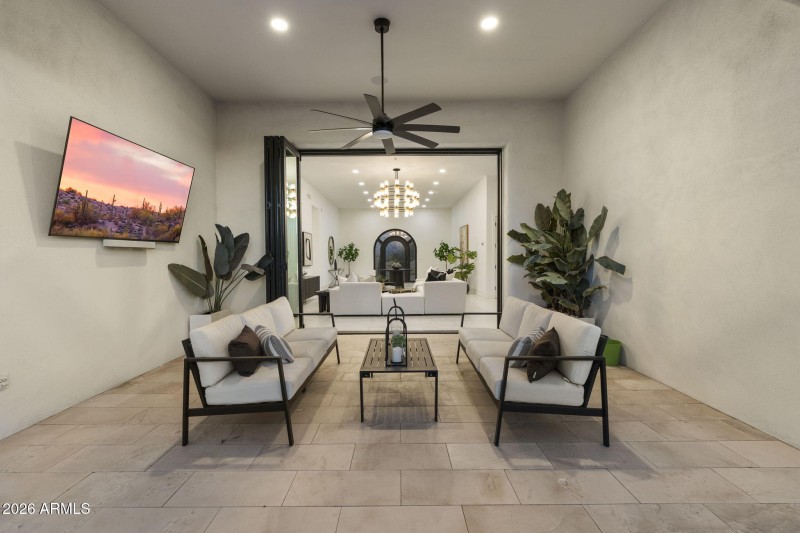 Private Covered Patio Lounge