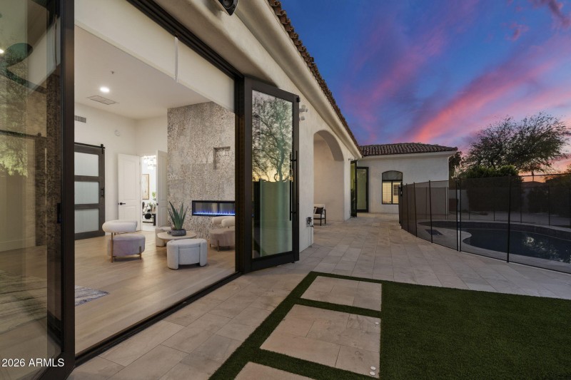 Sunset Poolside Views