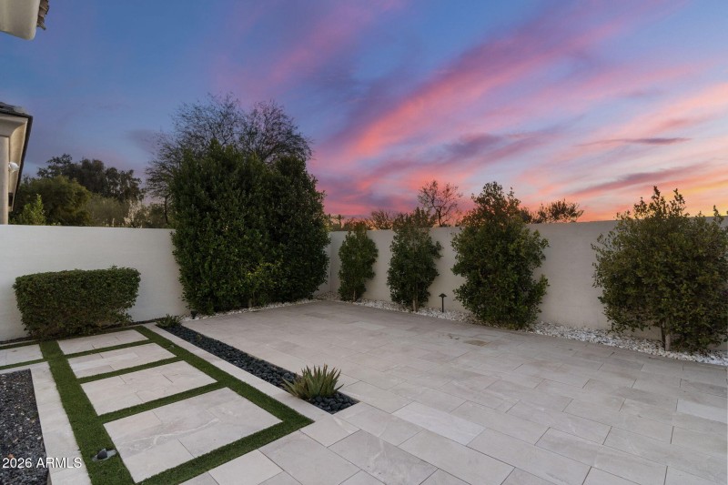 Spacious Tiled Patio