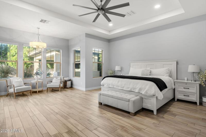 Primary Bedroom + Sitting Area