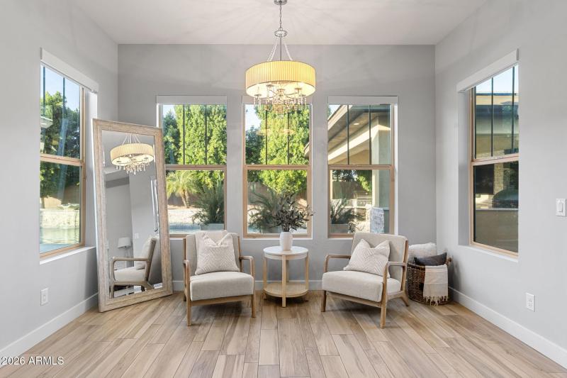 Primary Bedroom + Sitting Area