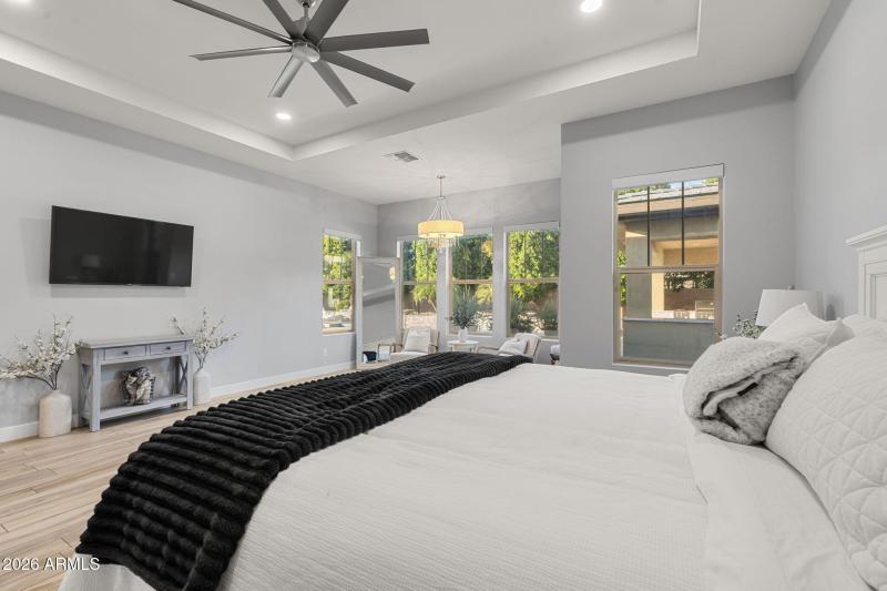 Primary Bedroom + Sitting Area