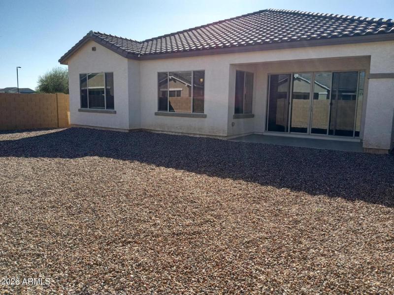 Rear Elevation w/Covered Patio