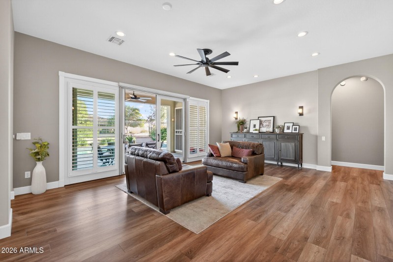 Tall ceilings, recessed lighting