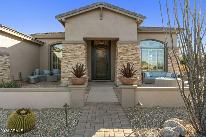 Beautiful Entry and Patios