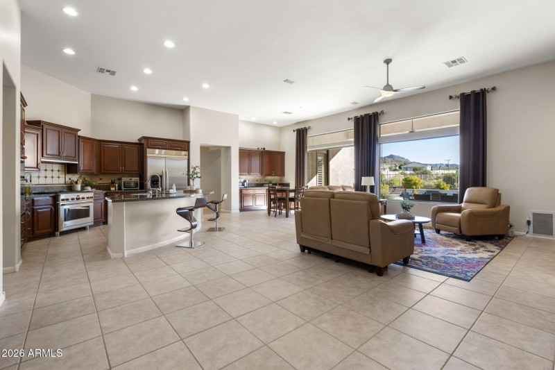 Family Room & Kitchen