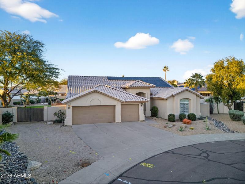 Front Exterior & Fully Owned Solar