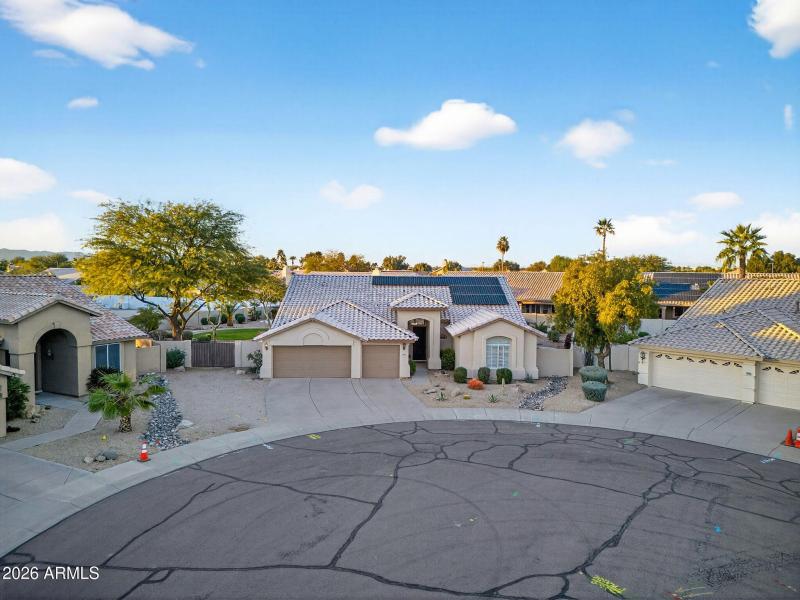 Front Exterior & Fully Owned Solar