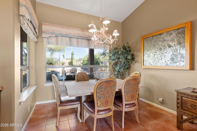 Dining in Living Room