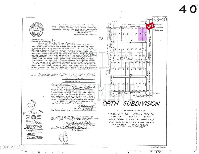 Lots 1 & 2 Orth Subdivision
