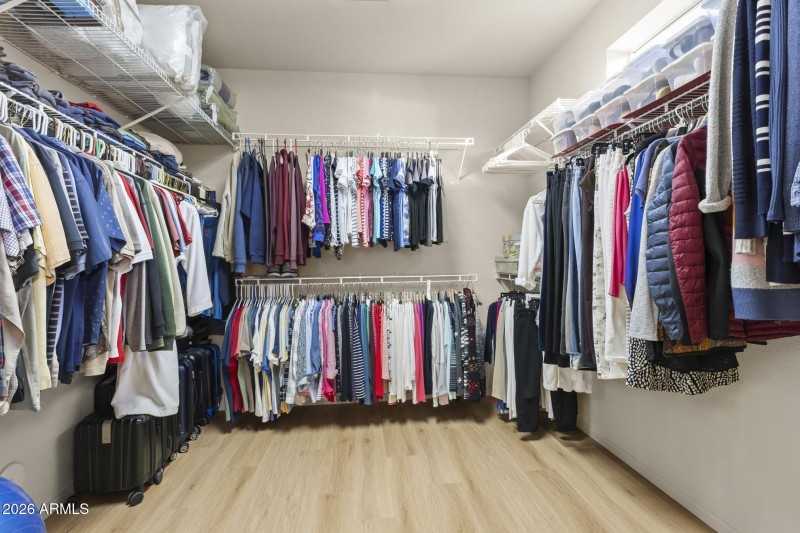 Primary Walk-in Closet