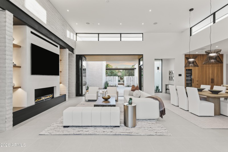 MAIN LIVING TO COURYARD VIEW