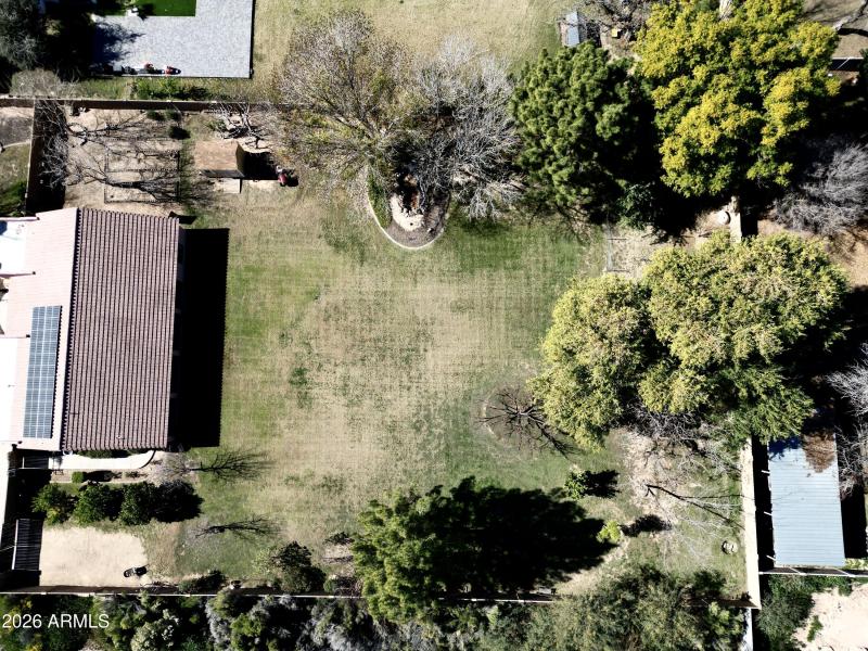 Birdseye View of Backyard
