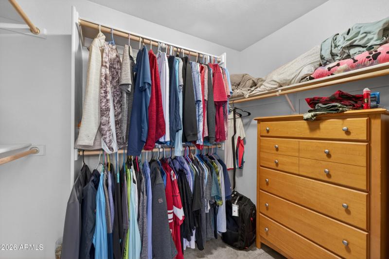 Large master closet