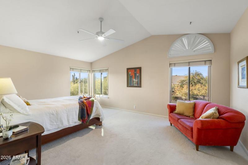 Expansive primary suite