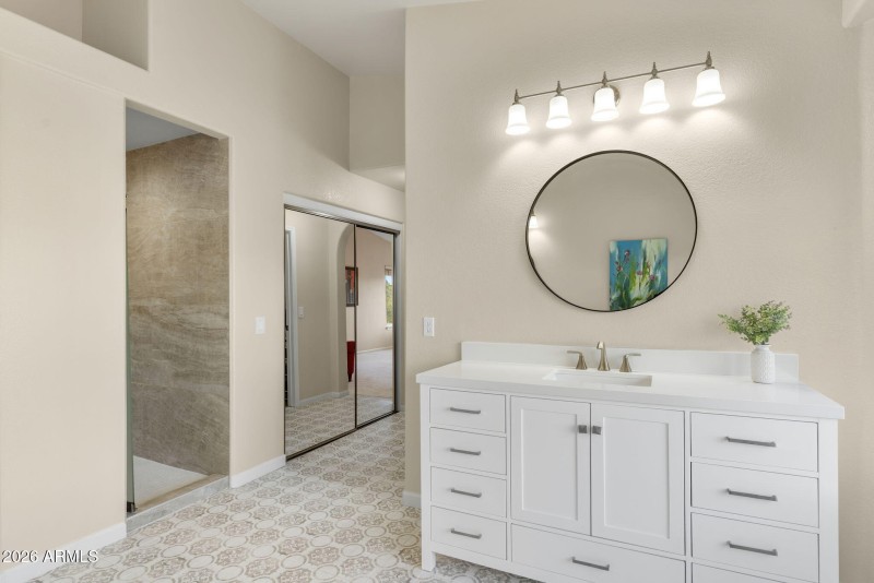 Updated primary ensuite bath