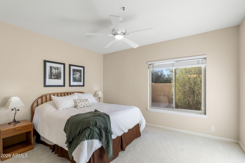 Downstairs guest room