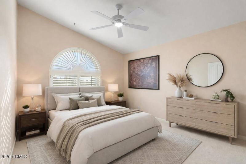 Bedroom 2 virtually staged