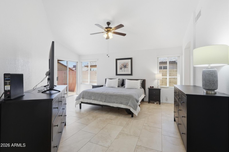 Well sized Master bedroom