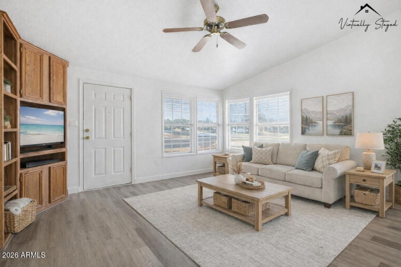 Living Room Virtually Staged