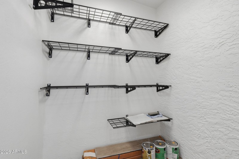 Patio storage closet