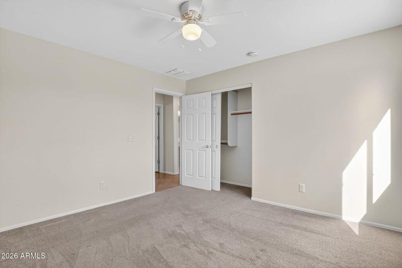 Spacious Bedroom + Closet Access