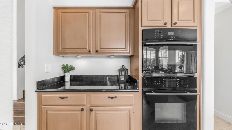 Wall oven and microwave