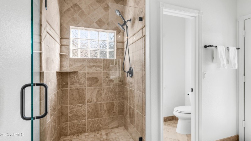 Custom walk-in shower