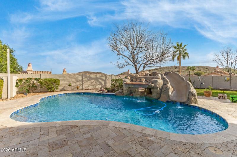 Pool with Grotto and slide