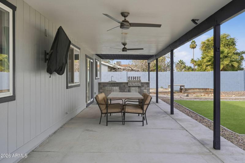 Rear of Home | Patio