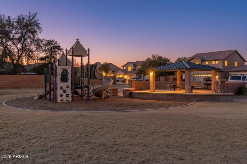 Playground Evening Sunset