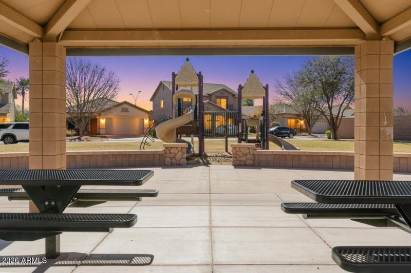 Outdoor Covered BBQ Area