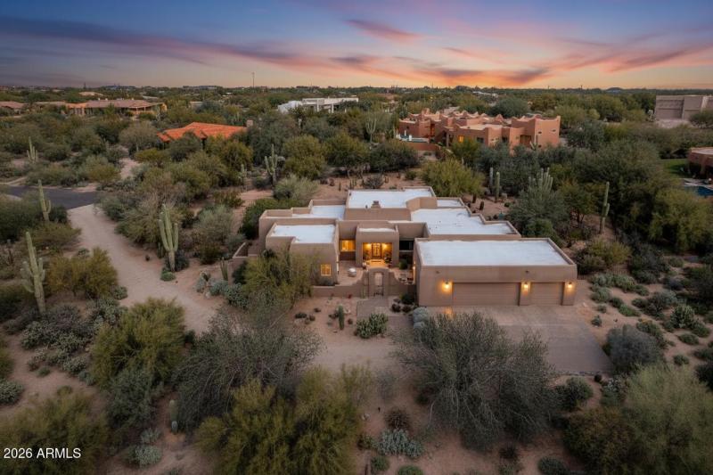 Areal view of front elevation