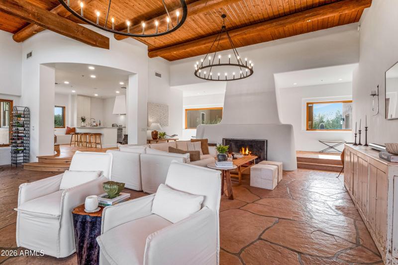 Sitting area in the living room