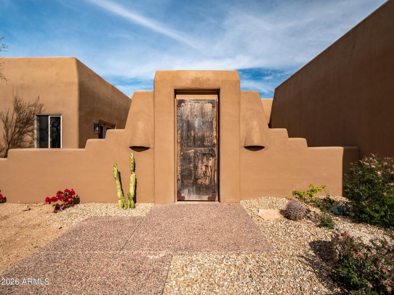 Entrance to courtyard