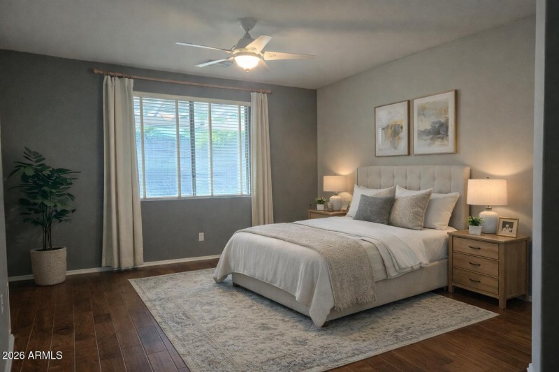 stagedchat gpt view of bedroom view