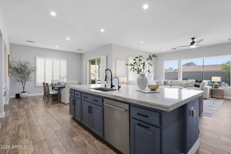 10' Quartzite Kitchen Island