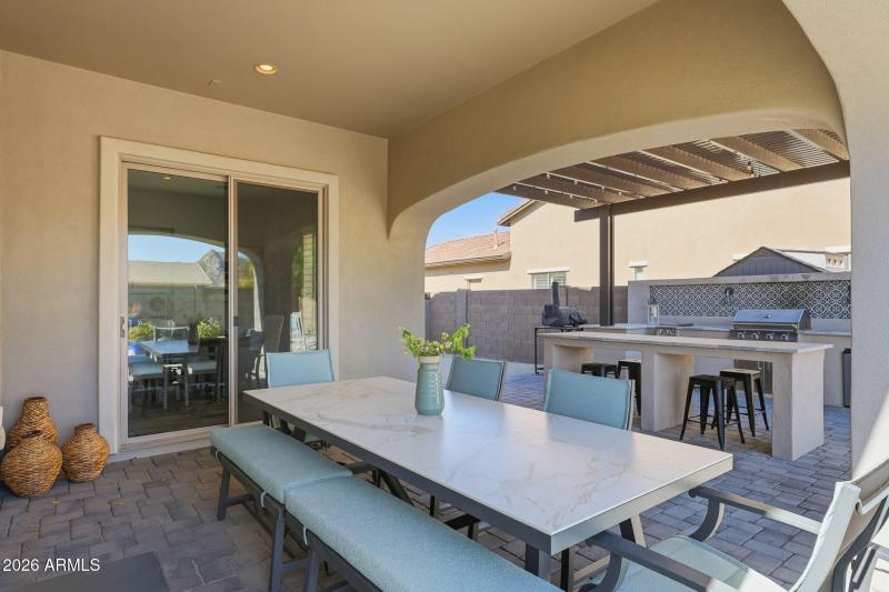 Expansive Covered Patio & Chef's Kitchen