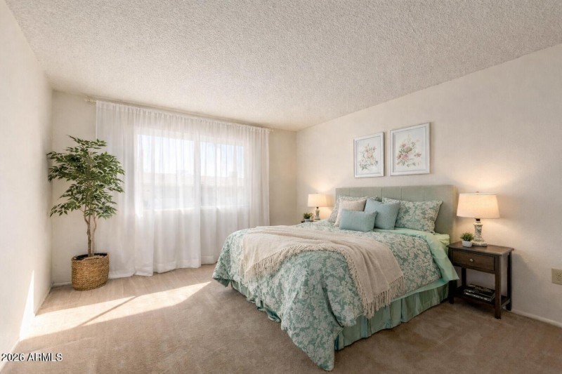 Bright and serene bedroom retreat