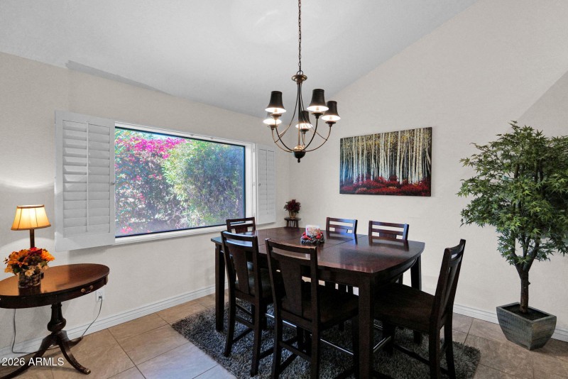 Spacious Dining Room off Kitchen
